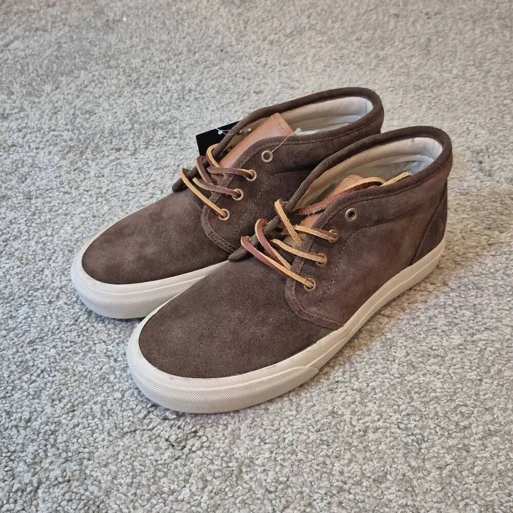 Polo Ralph Lauren Men's Keaton Suede Lace-Up Sneakers Size 7.5